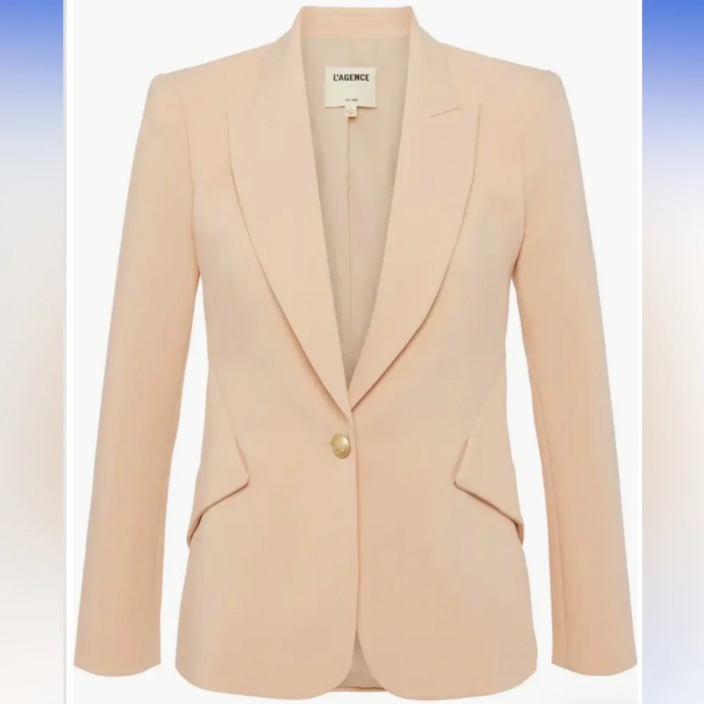 NWT L’Agence Chamberlain blazer in toasted almond - Picture 10 of 10